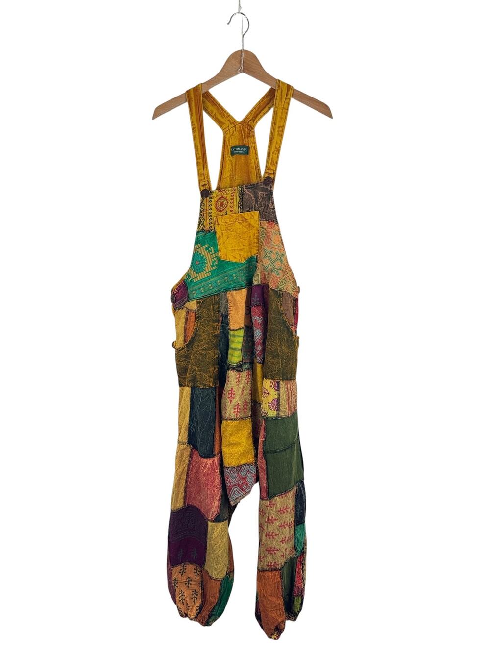 Katmandu Imports Patchwork Harem Overalls